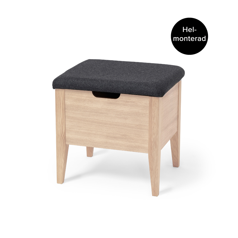 KLINTE Bänk 45 vitoljad ek